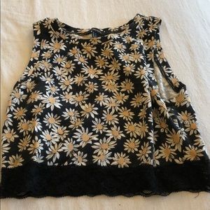 Sunflower crop top
